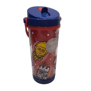 Disney Parks Star Wars DROIDS 10 oz. Color-Changing Water Bottle with Straw NEW